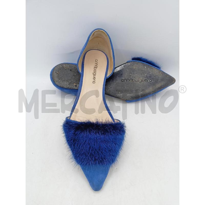 BALLERINA ANNA BAIGUERA SUEDE BLUETTE  | Mercatino dell'Usato Roma re di roma 3