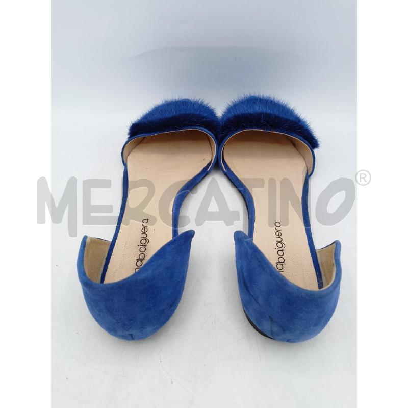 BALLERINA ANNA BAIGUERA SUEDE BLUETTE  | Mercatino dell'Usato Roma re di roma 4
