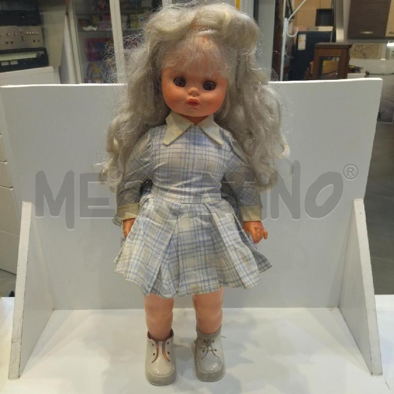 BAMBOLA VINTAGE FURGA FEDERICA ALTA 60 CM COD.2033 DA RIPARARE | Mercatino dell'Usato Roma re di roma 1