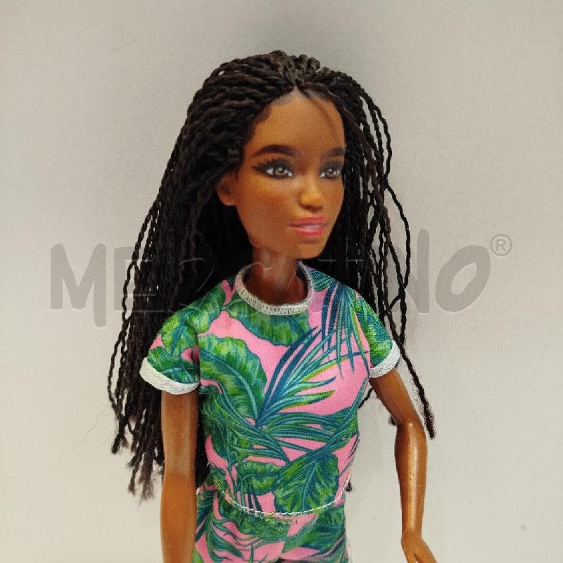 BARBIE FASHIONISTAS 2021 TRECCINE VESTITO VERDE | Mercatino dell'Usato Roma re di roma 3