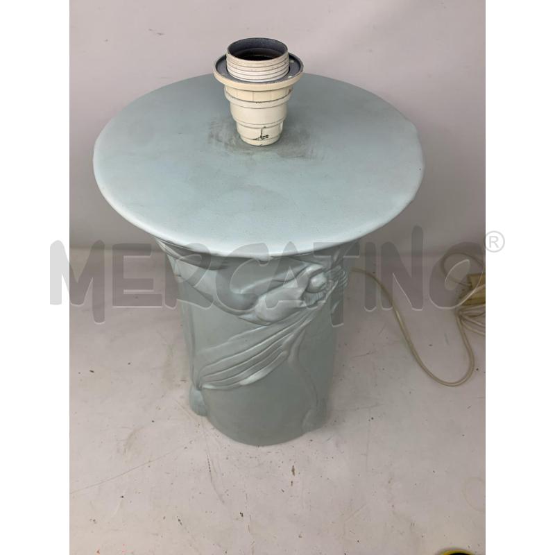 BASE LAMPADA CERAMICA STILE LIBERTY FIORI RIL | Mercatino dell'Usato Roma re di roma 3