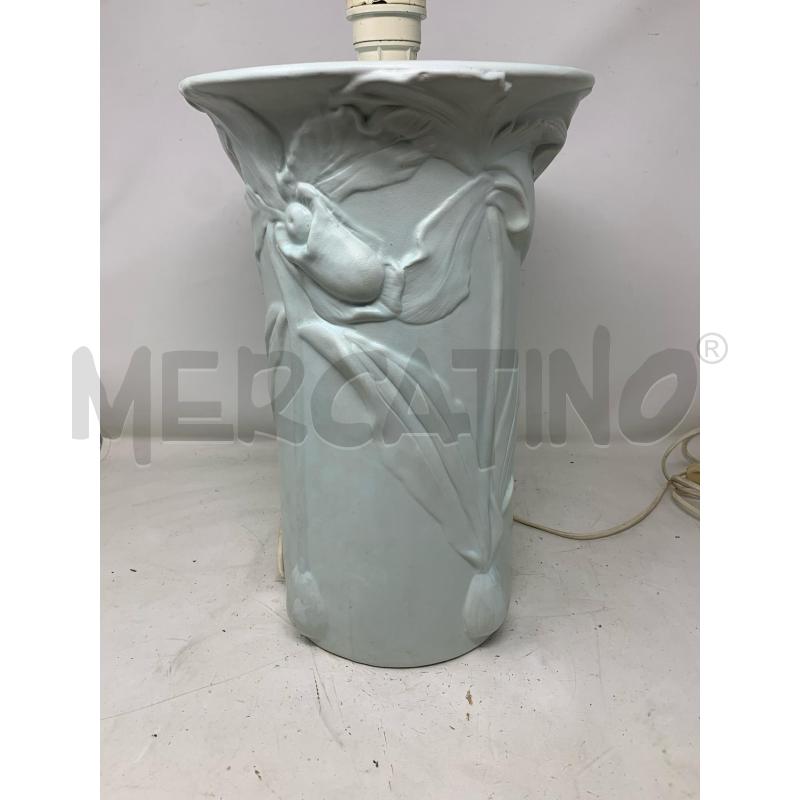 BASE LAMPADA CERAMICA STILE LIBERTY FIORI RIL | Mercatino dell'Usato Roma re di roma 4