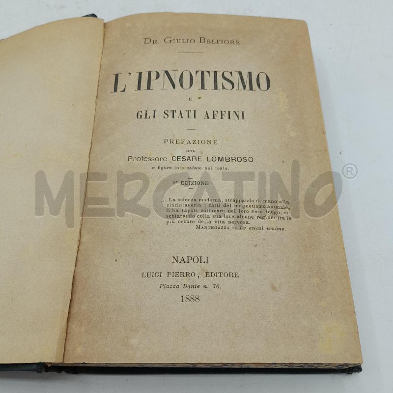 BELFIORE IPNOTISMO 1888 | Mercatino dell'Usato Roma re di roma 3
