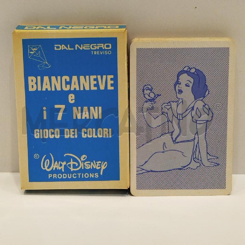 BIANCANEVE E I 7 NANI GIOCO DEI COLORI WALT DISNEY DAL NEGRO GIOCO DI CARTE COMPLETO | Mercatino dell'Usato Roma re di roma 1