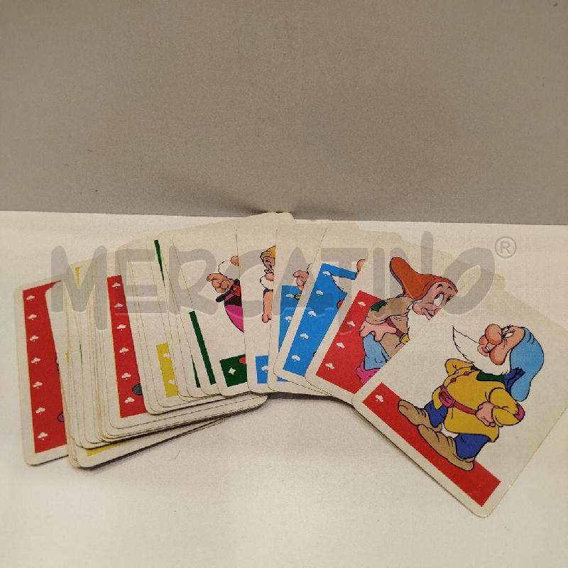 BIANCANEVE E I 7 NANI GIOCO DEI COLORI WALT DISNEY DAL NEGRO GIOCO DI CARTE COMPLETO | Mercatino dell'Usato Roma re di roma 4