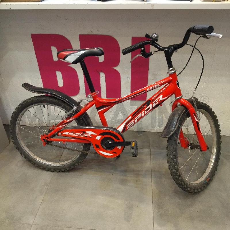 BICICLETTA PER BAMBINI BRERA SPIDER ROSSA 6/9 ANNI | Mercatino dell'Usato Roma re di roma 2