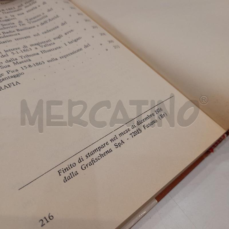 BITETTI-GENOVIVA IL SERGENTE ROMANO BRIGANTE TERRIBILE 1976 SCHENA PRIMA EDIZIONE | Mercatino dell'Usato Roma re di roma 3