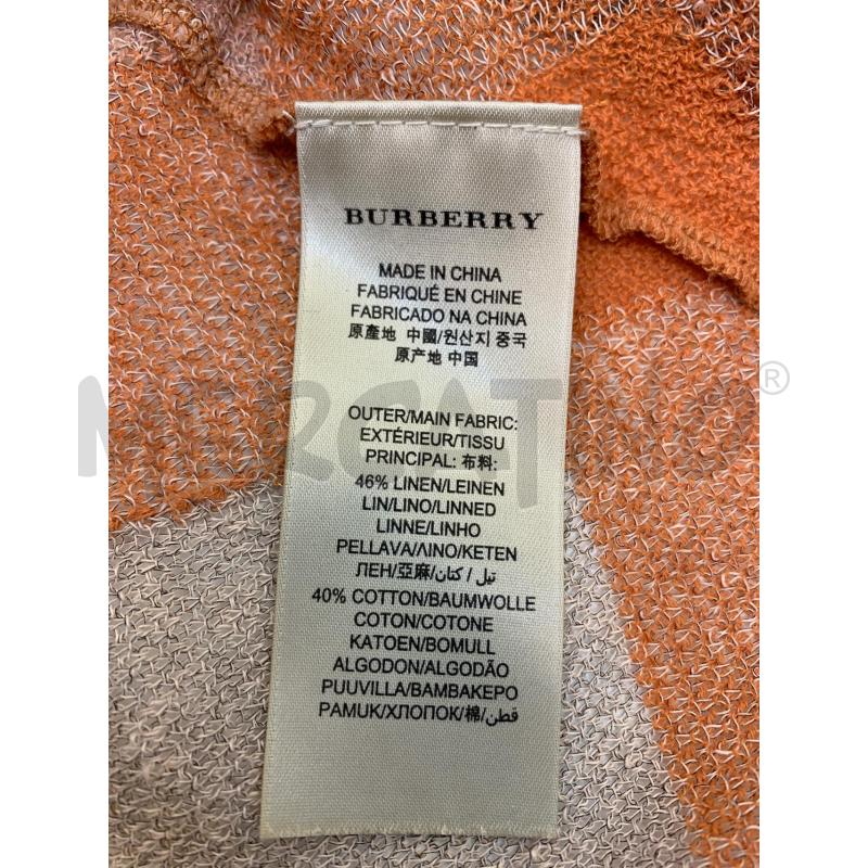 BLUSA BURBERRY BRIT BEIGE ARANCIO SCACCHI | Mercatino dell'Usato Roma re di roma 4