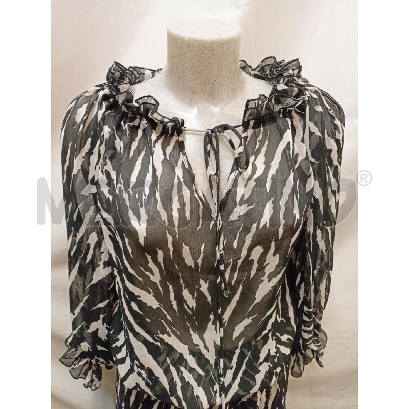 BLUSA DONNA ARIA COVE  ZEBRA BIANCO NERO | Mercatino dell'Usato Roma re di roma 4