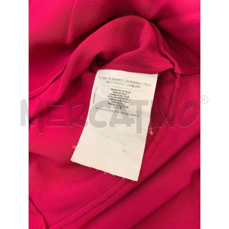 BLUSA DONNA ETRO CICLAMINO BALZA SOTTO | Mercatino dell'Usato Roma re di roma 3