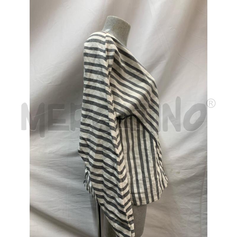 BLUSA DONNA INTROPIA BIAN RIGHE GRIGIE | Mercatino dell'Usato Roma re di roma 2