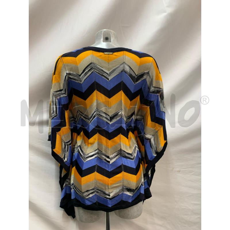 BLUSA DONNA MICHAEL KORS CERULEO GIALLO BEIG ZIG ZAG | Mercatino dell'Usato Roma re di roma 3