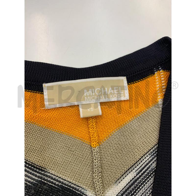 BLUSA DONNA MICHAEL KORS CERULEO GIALLO BEIG ZIG ZAG | Mercatino dell'Usato Roma re di roma 4