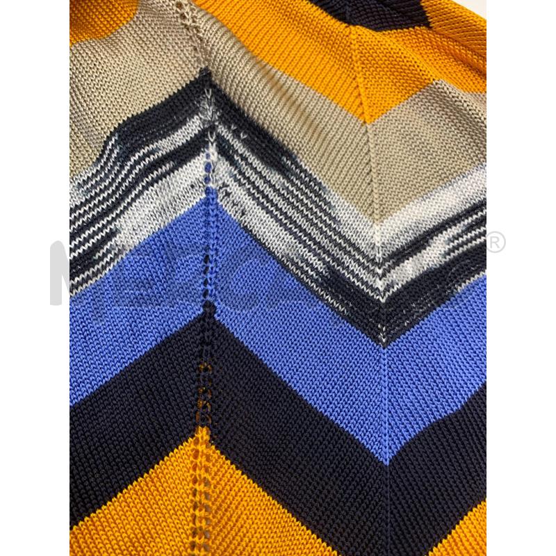 BLUSA DONNA MICHAEL KORS CERULEO GIALLO BEIG ZIG ZAG | Mercatino dell'Usato Roma re di roma 5