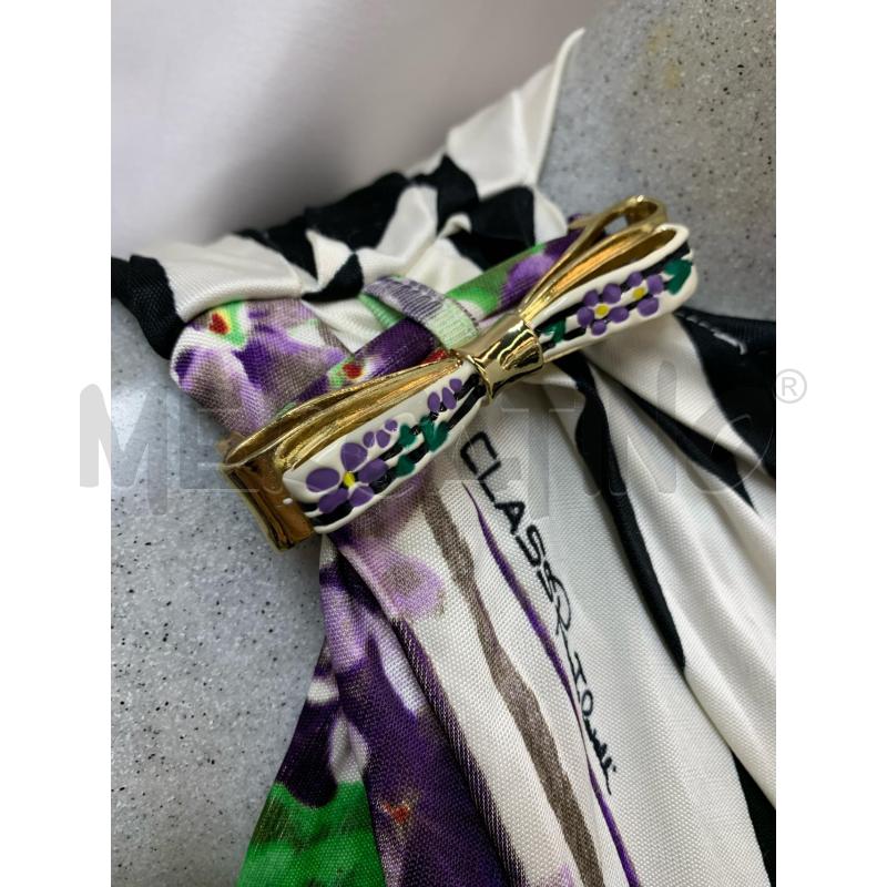 BLUSA DONNA ROBERTO CAVALLI FANTASIA FIORI  | Mercatino dell'Usato Roma re di roma 3
