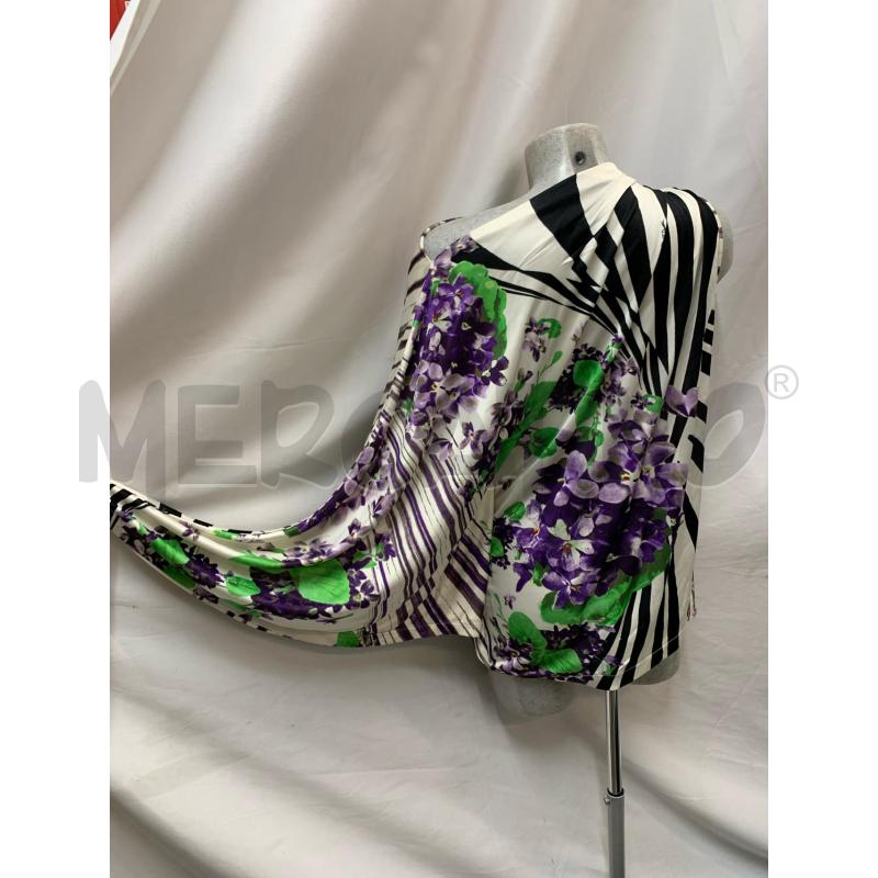 BLUSA DONNA ROBERTO CAVALLI FANTASIA FIORI  | Mercatino dell'Usato Roma re di roma 4