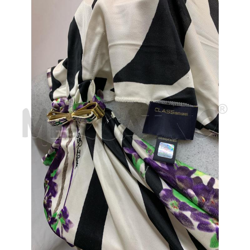 BLUSA DONNA ROBERTO CAVALLI FANTASIA FIORI  | Mercatino dell'Usato Roma re di roma 5