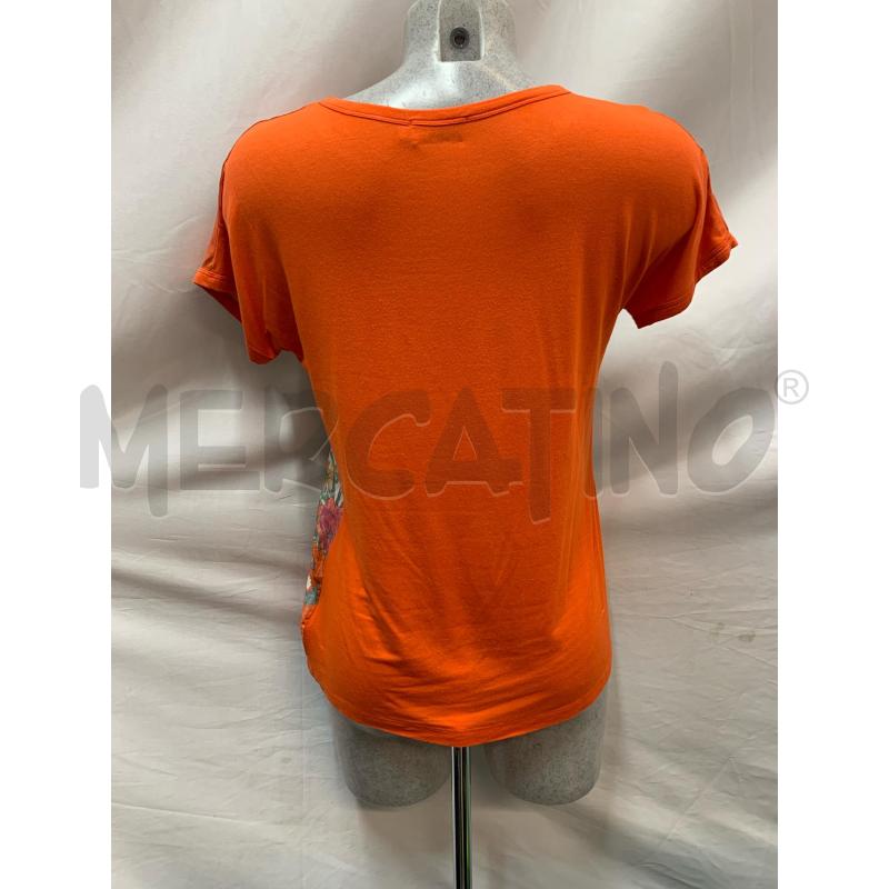 BLUSA MONCLER ARANCIO FIORI COLORATI | Mercatino dell'Usato Roma re di roma 3