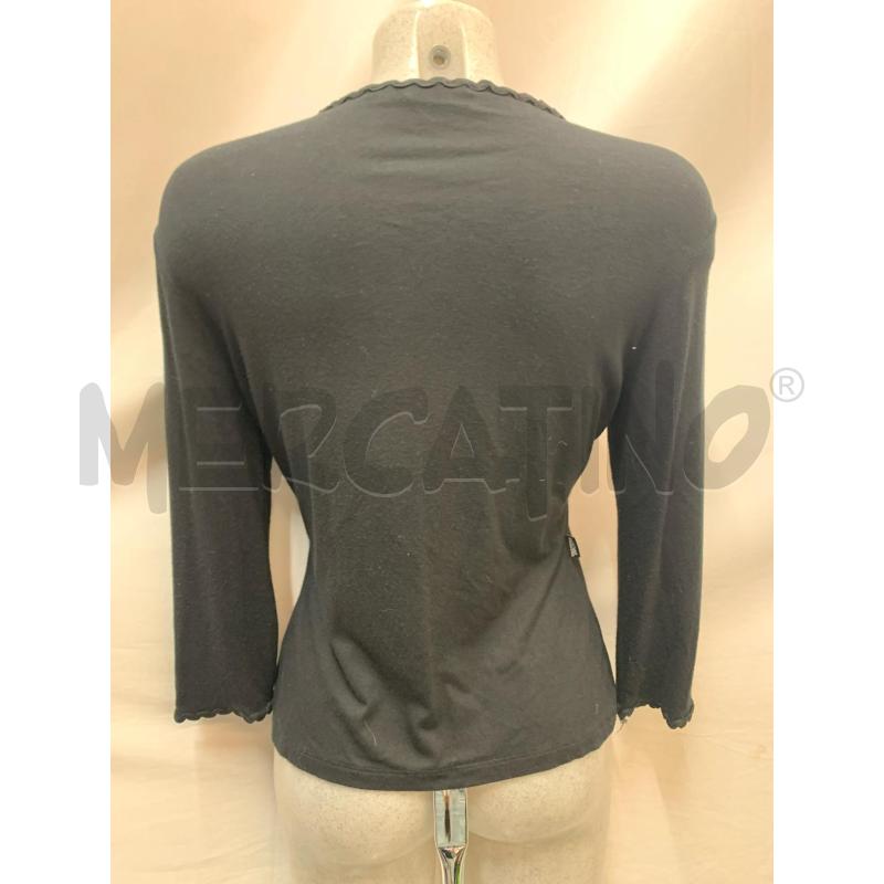 BLUSA MOSCHINO JEANS NERO RICAMI INCAS | Mercatino dell'Usato Roma re di roma 3