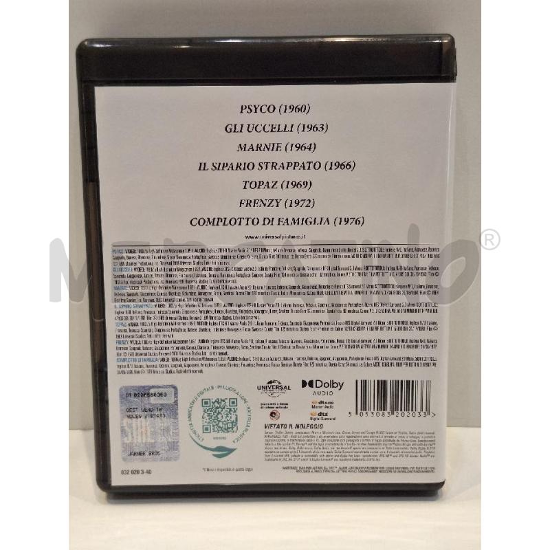 BLU RAY ALFRED HITCHCOCK COLLECTION 7 FILM | Mercatino dell'Usato Roma re di roma 3