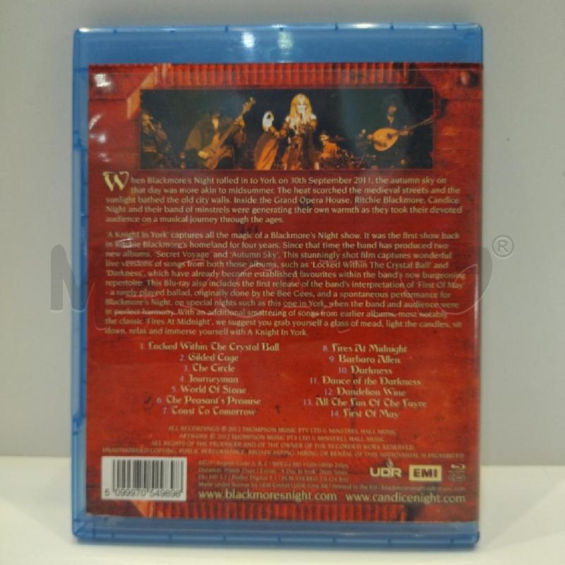 BLU RAY BLACKMORE'S NIGHT A KNIGHT IN YORK | Mercatino dell'Usato Roma re di roma 3