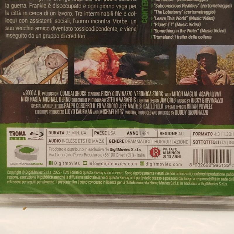 BLU RAY COMBAT SHOCK TROMA NUOVO SIGILLATO | Mercatino dell'Usato Roma re di roma 4