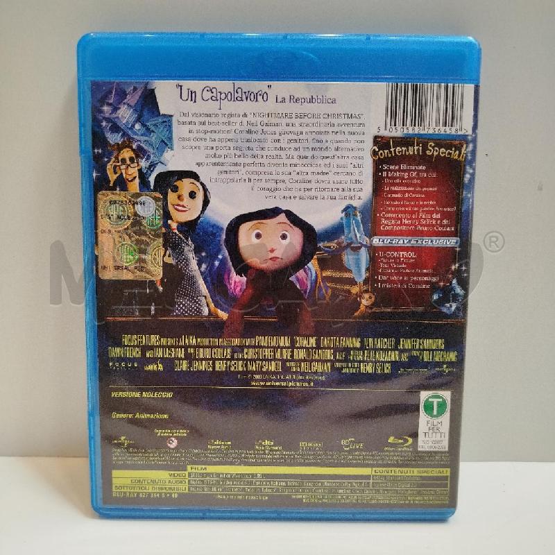 BLU RAY CORALINE E LA PORTA MAGICA | Mercatino dell'Usato Roma re di roma 2