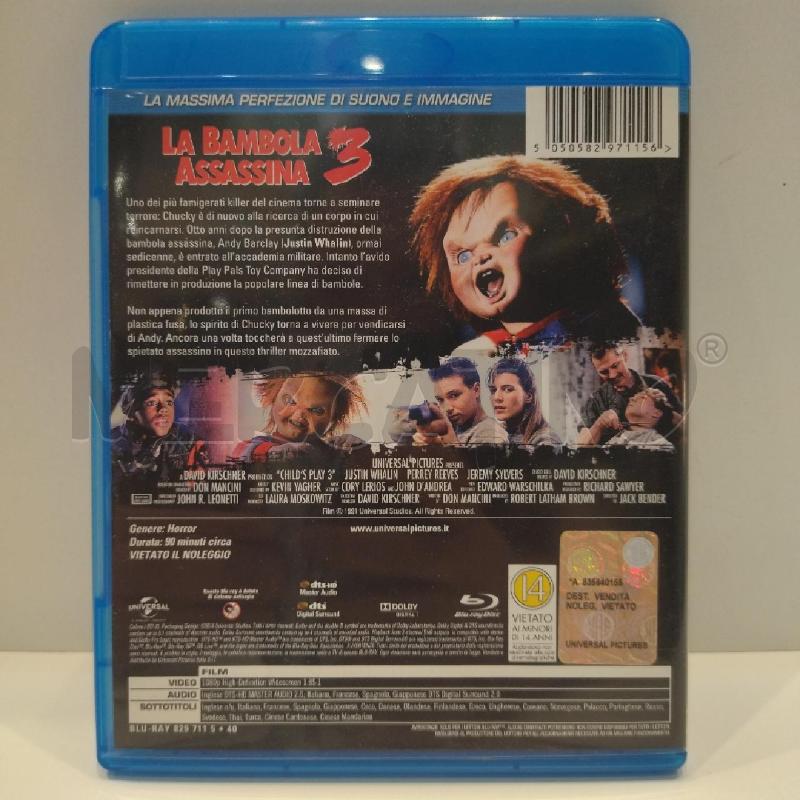 BLU RAY LA BAMBOLA ASSASSINA 3 | Mercatino dell'Usato Roma re di roma 3