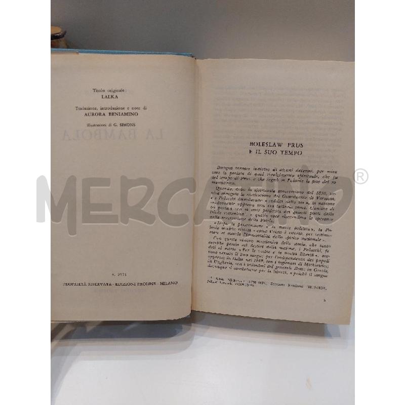 BOLESLAW PRUS LA BAMBOLAEDIZIONI PAOLINE | Mercatino dell'Usato Roma re di roma 4