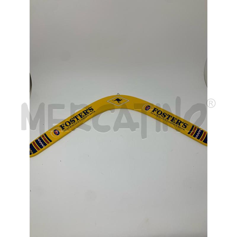 BOOMERANG LEGNO GIALLO DA APPENDERE  | Mercatino dell'Usato Roma re di roma 1
