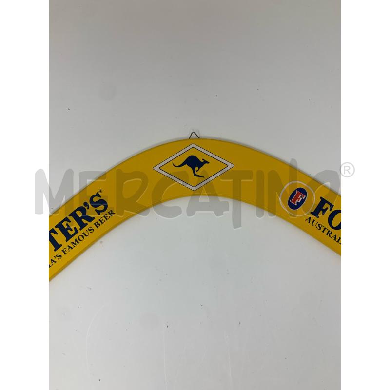 BOOMERANG LEGNO GIALLO DA APPENDERE  | Mercatino dell'Usato Roma re di roma 2