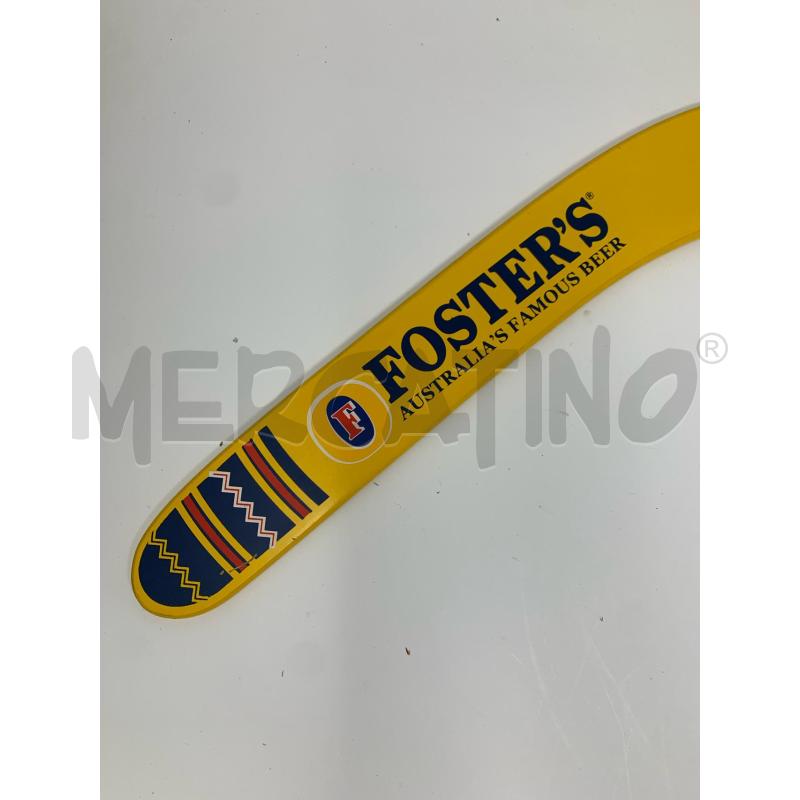 BOOMERANG LEGNO GIALLO DA APPENDERE  | Mercatino dell'Usato Roma re di roma 3