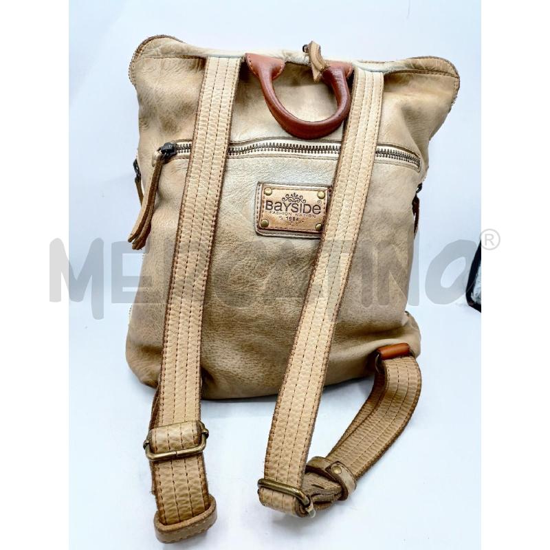 BORSA/ ZAINO  BAYSIDE BEIGE MULTIZIP | Mercatino dell'Usato Roma re di roma 2