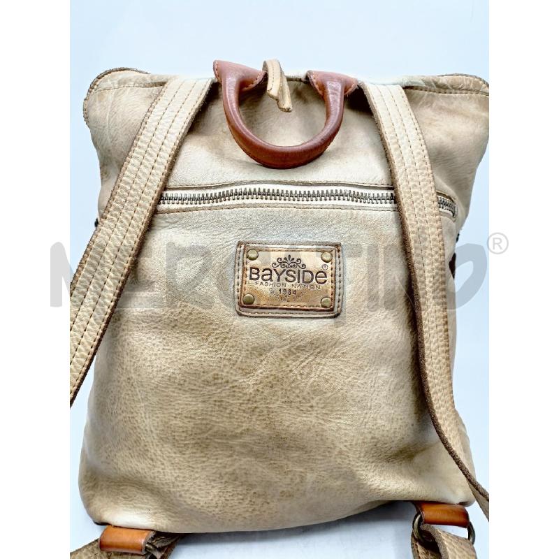 BORSA/ ZAINO  BAYSIDE BEIGE MULTIZIP | Mercatino dell'Usato Roma re di roma 4