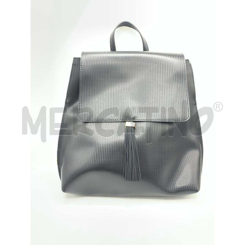 BORSA / ZAINO GIANNI CHIARINI GUM NERO  | Mercatino dell'Usato Roma re di roma 1