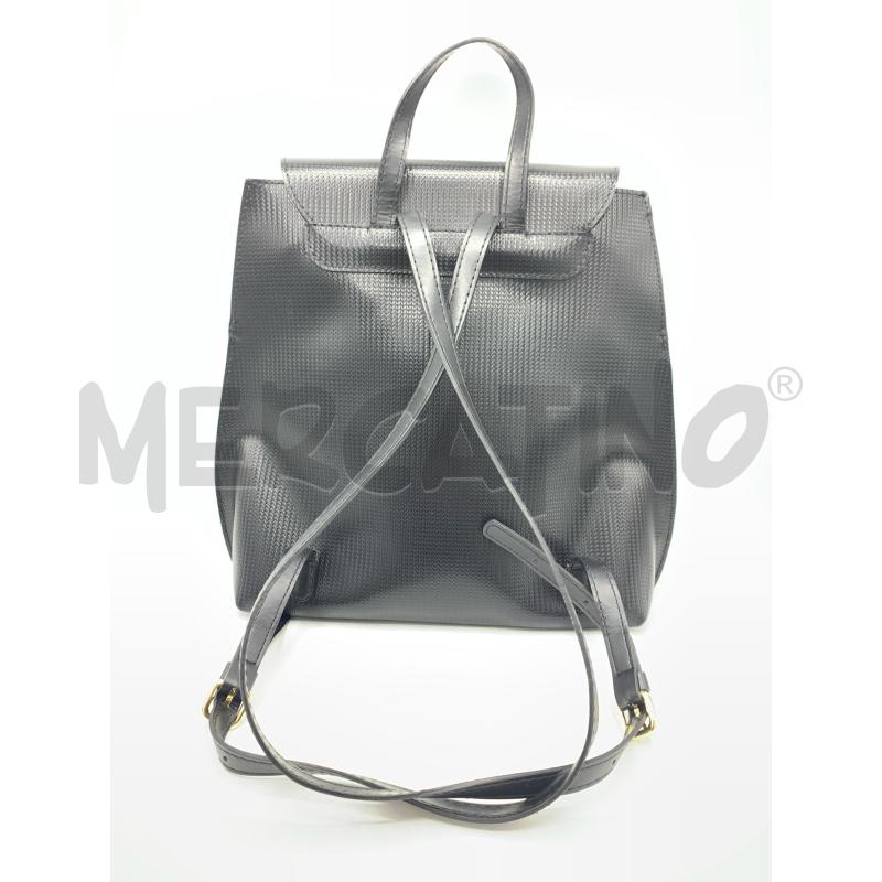 BORSA / ZAINO GIANNI CHIARINI GUM NERO  | Mercatino dell'Usato Roma re di roma 3