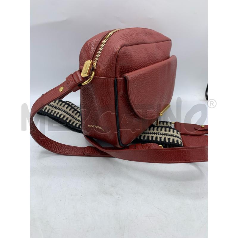 BORSA COCCINELLE ROSSO BORDEAUX | Mercatino dell'Usato Roma re di roma 2