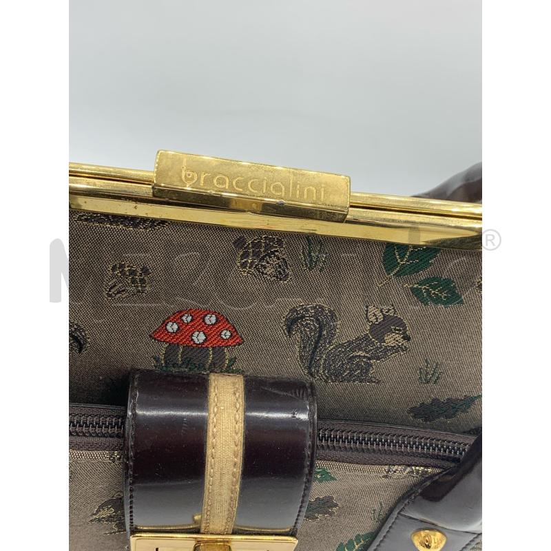 BORSA DONNA BRACCIALINI FANTASIA SCOIATTOLI FUNGHI | Mercatino dell'Usato Roma re di roma 5