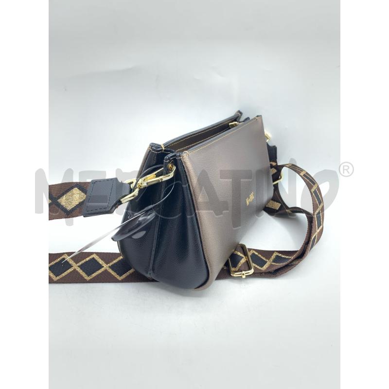 BORSA DONNA BRACCIALINI MARRONE BRONZE TRACOLLA MARRONE GOLD  | Mercatino dell'Usato Roma re di roma 2