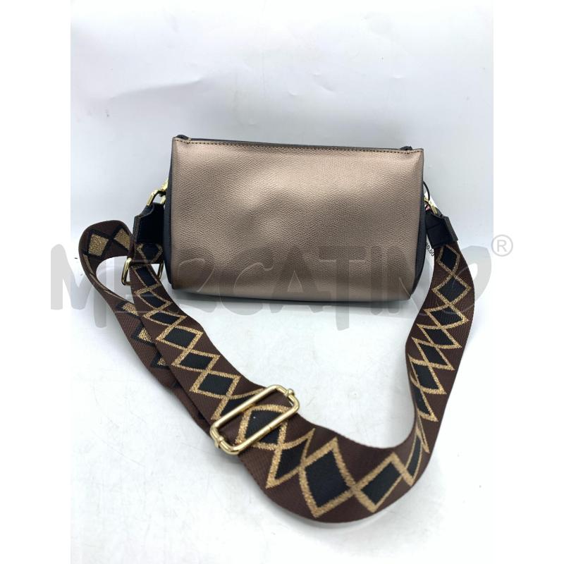 BORSA DONNA BRACCIALINI MARRONE BRONZE TRACOLLA MARRONE GOLD  | Mercatino dell'Usato Roma re di roma 3