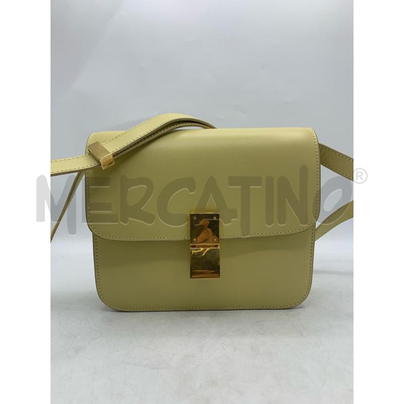 BORSA DONNA CELINE TRACOLLA PELLE GIALLO | Mercatino dell'Usato Roma re di roma 1