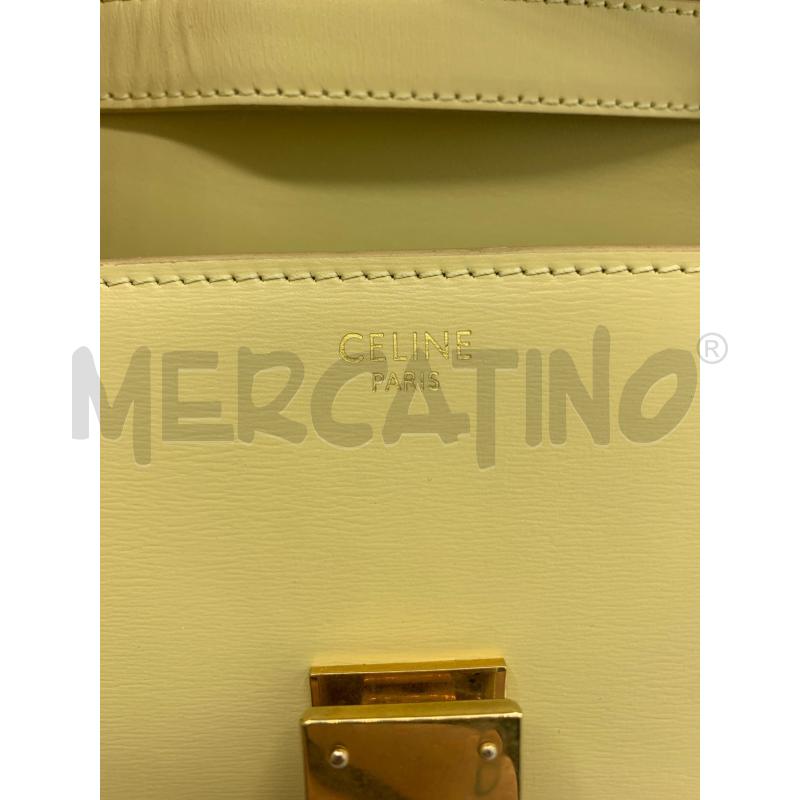 BORSA DONNA CELINE TRACOLLA PELLE GIALLO | Mercatino dell'Usato Roma re di roma 3
