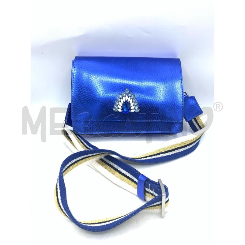 BORSA DONNA DOLLY GUM GIANNI CHIARINI BLU | Mercatino dell'Usato Roma re di roma 1