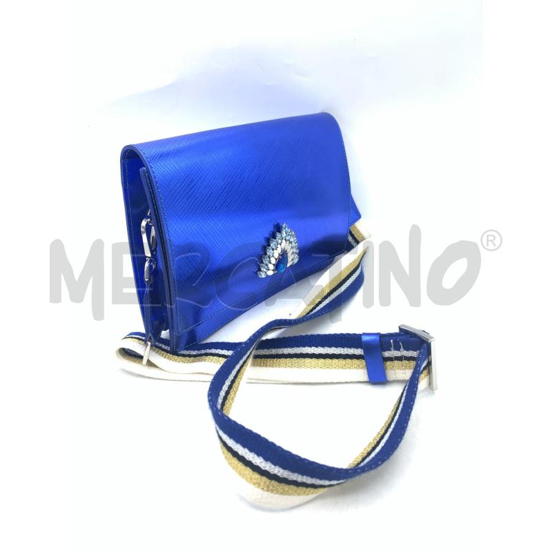 BORSA DONNA DOLLY GUM GIANNI CHIARINI BLU | Mercatino dell'Usato Roma re di roma 2