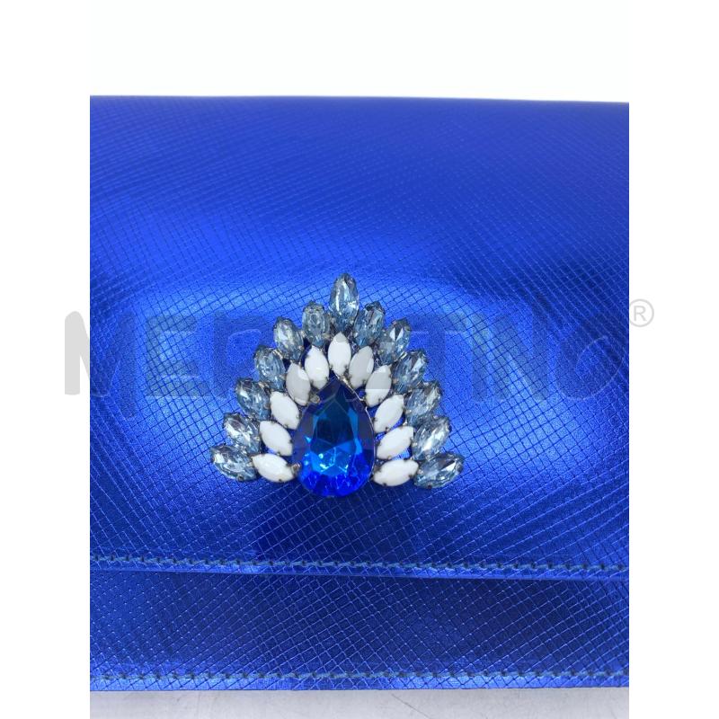 BORSA DONNA DOLLY GUM GIANNI CHIARINI BLU | Mercatino dell'Usato Roma re di roma 4
