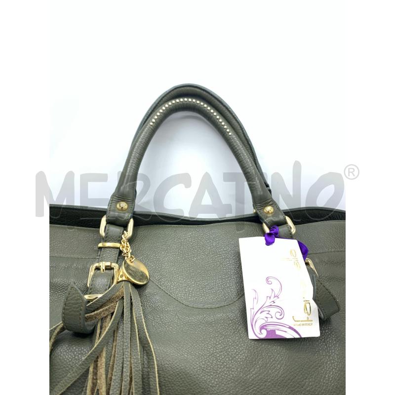 BORSA DONNA FARENELLA PELLE VERDE | Mercatino dell'Usato Roma re di roma 5