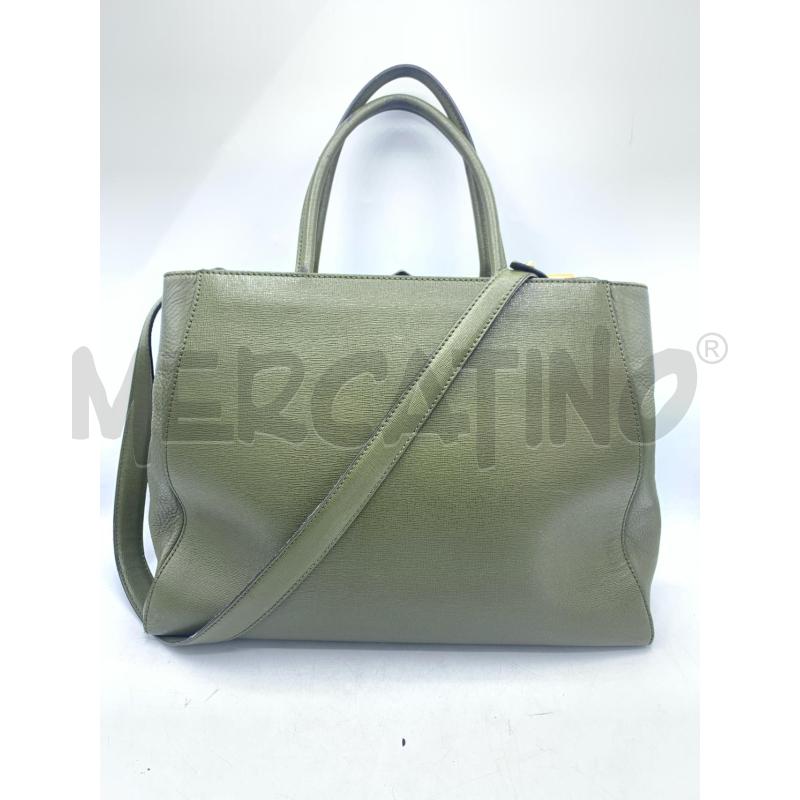 BORSA DONNA FENDI 2JOURS VERDE | Mercatino dell'Usato Roma re di roma 3