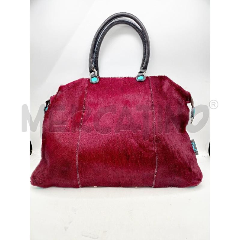 BORSA DONNA GABS PELLE ROSSO CAVALLINO | Mercatino dell'Usato Roma re di roma 1
