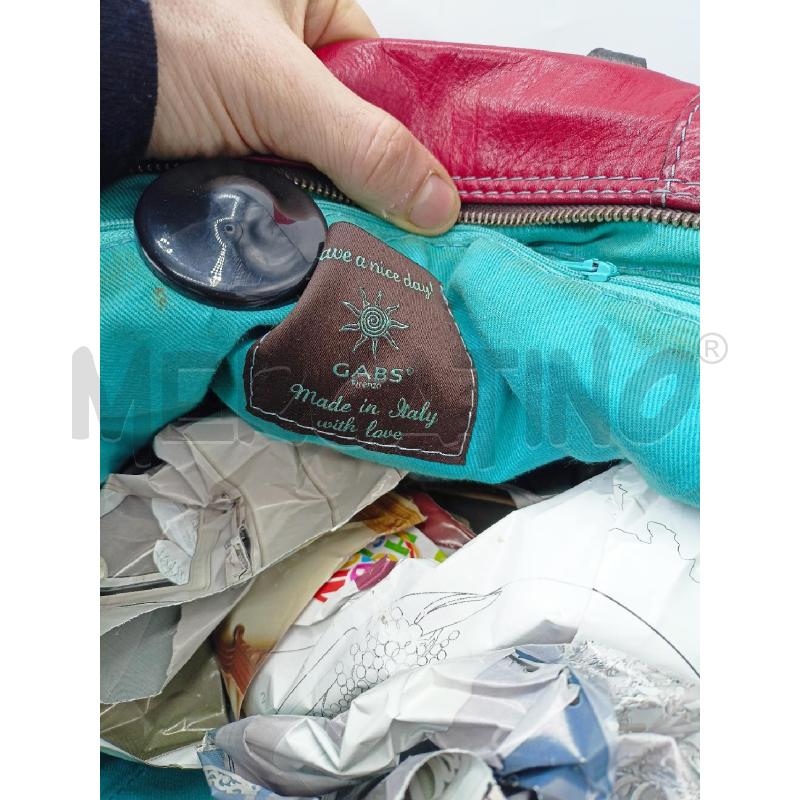 BORSA DONNA GABS PELLE ROSSO CAVALLINO | Mercatino dell'Usato Roma re di roma 4