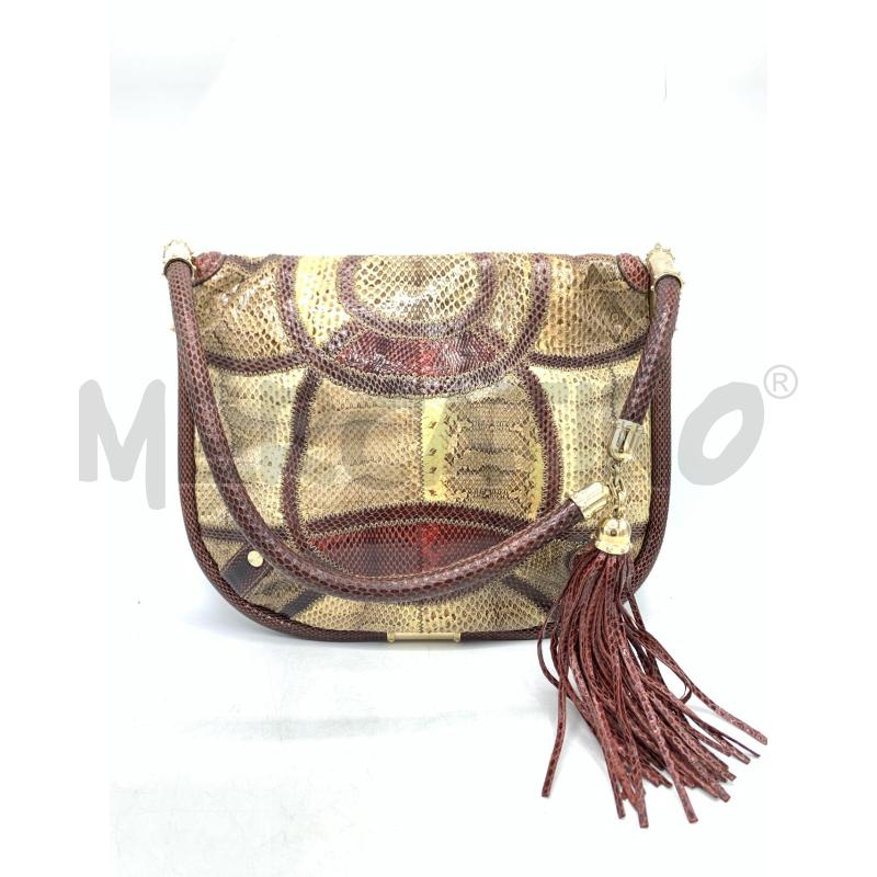 BORSA DONNA GUCCI BRITT GG PATCHWORK PITONE COCCODRILLO  | Mercatino dell'Usato Roma re di roma 2